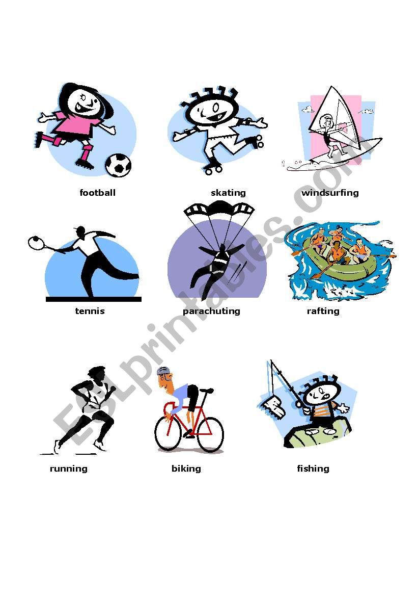 teaching sports to children worksheet