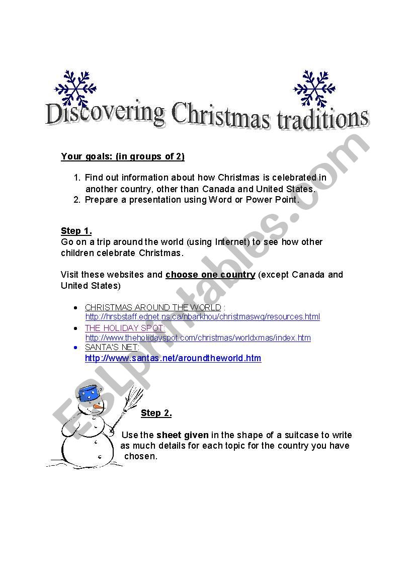 Discovering Christmas traditions