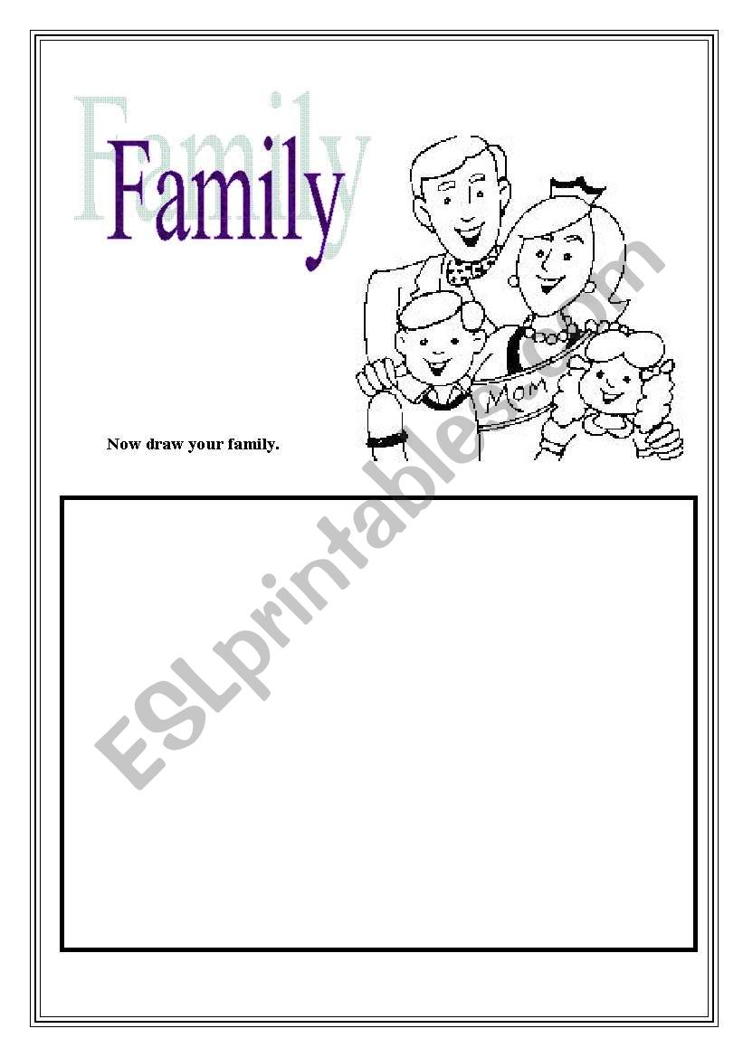 Family worksheet