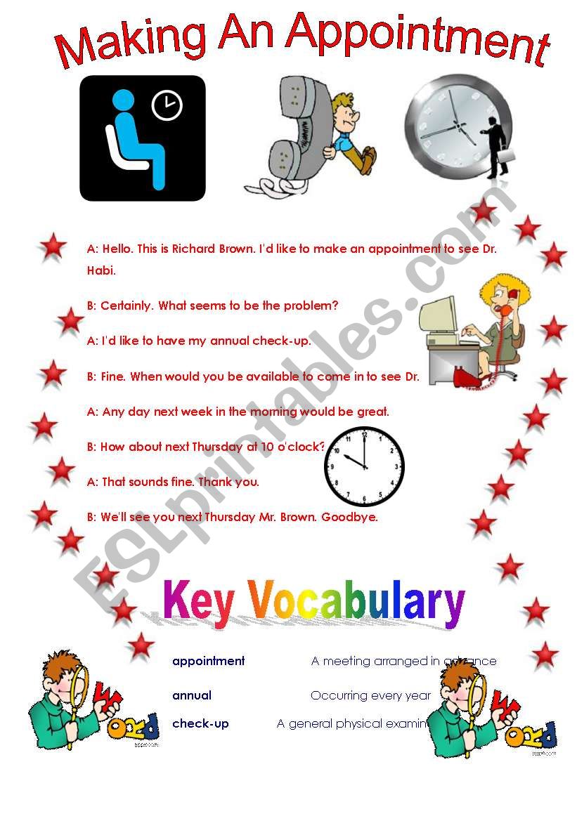 dialogues-making-an-appointment-esl-worksheet-by-exiliser
