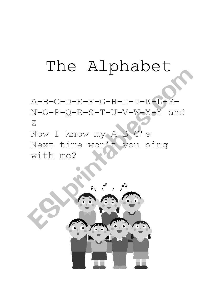 ABC SONG worksheet