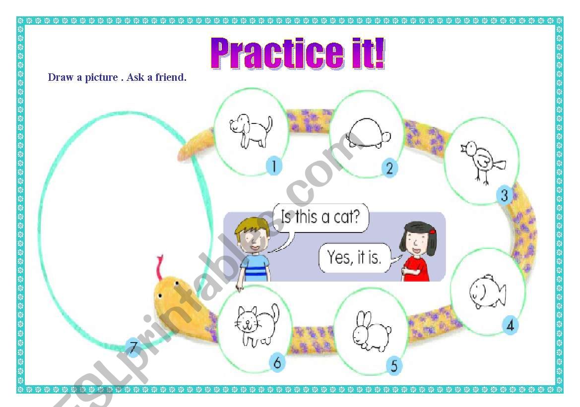 practice it ! worksheet