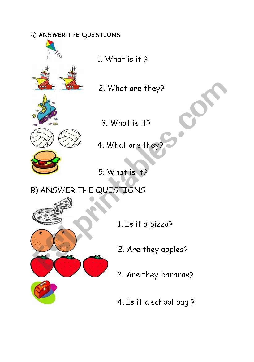 Worksheet for elemetary level worksheet