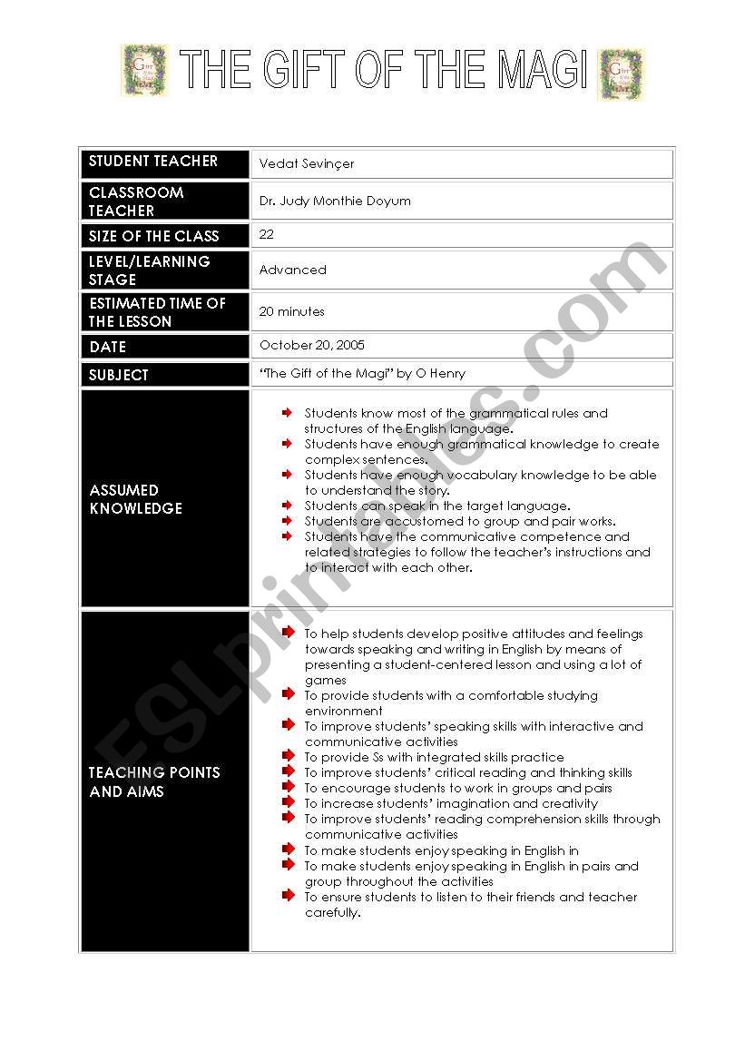 lesson plan worksheet