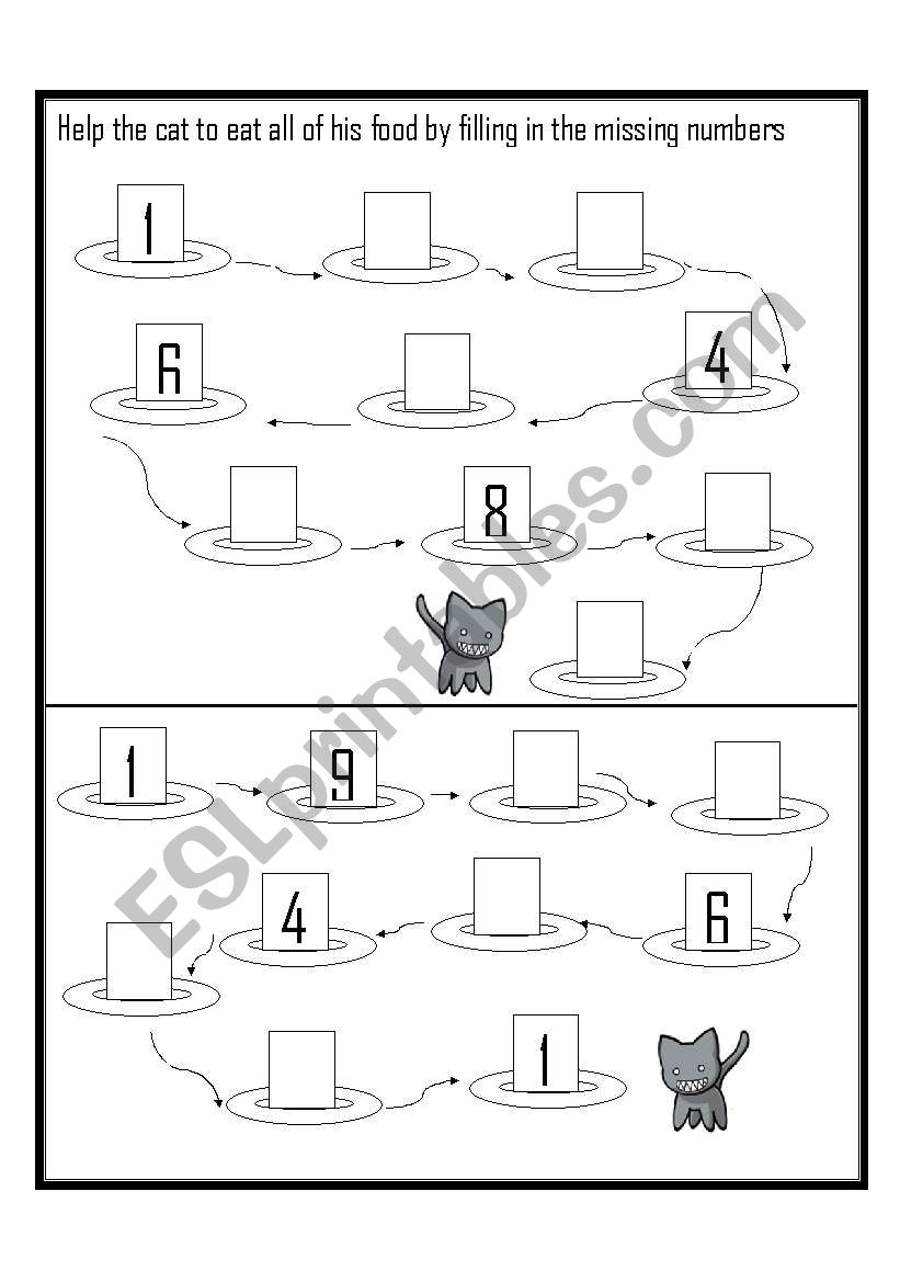 Counting in 10´s worksheet