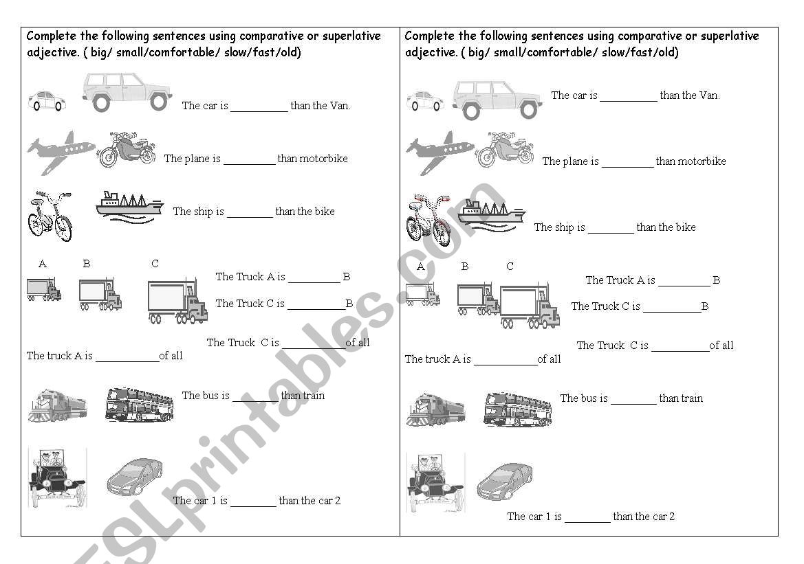 adjectives-comparative-superlative-esl-worksheet-by-neverrest23