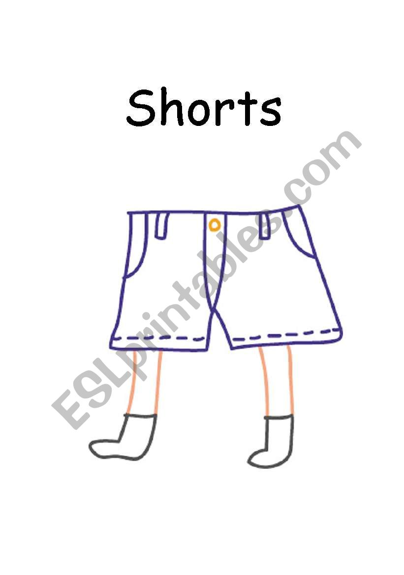 clothes flashcards 2 worksheet