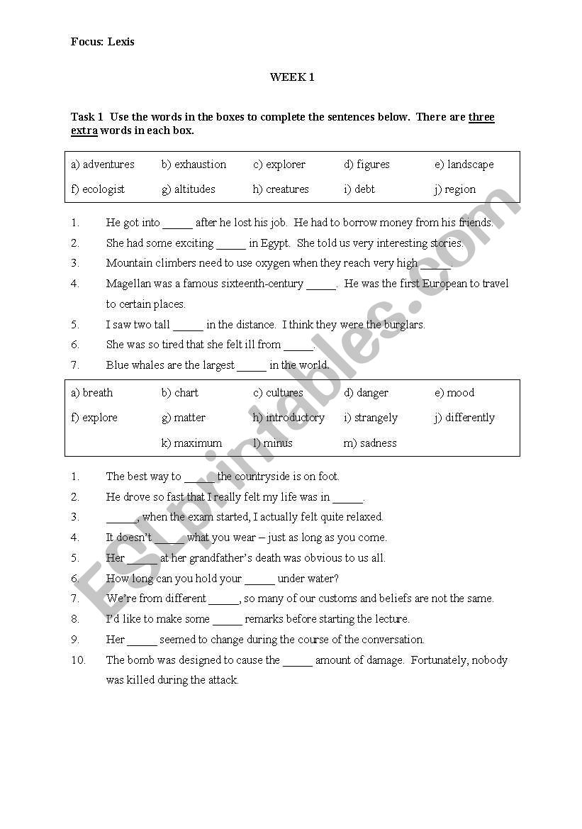 alhough actvtes worksheet