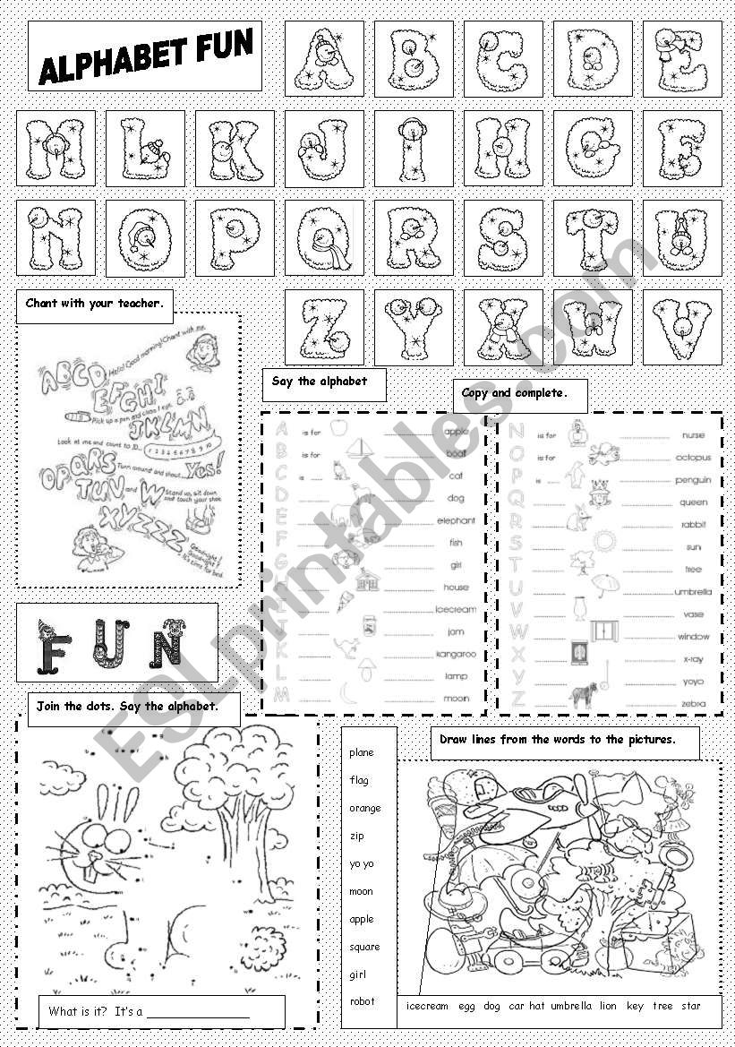 Alphabet Fun worksheet