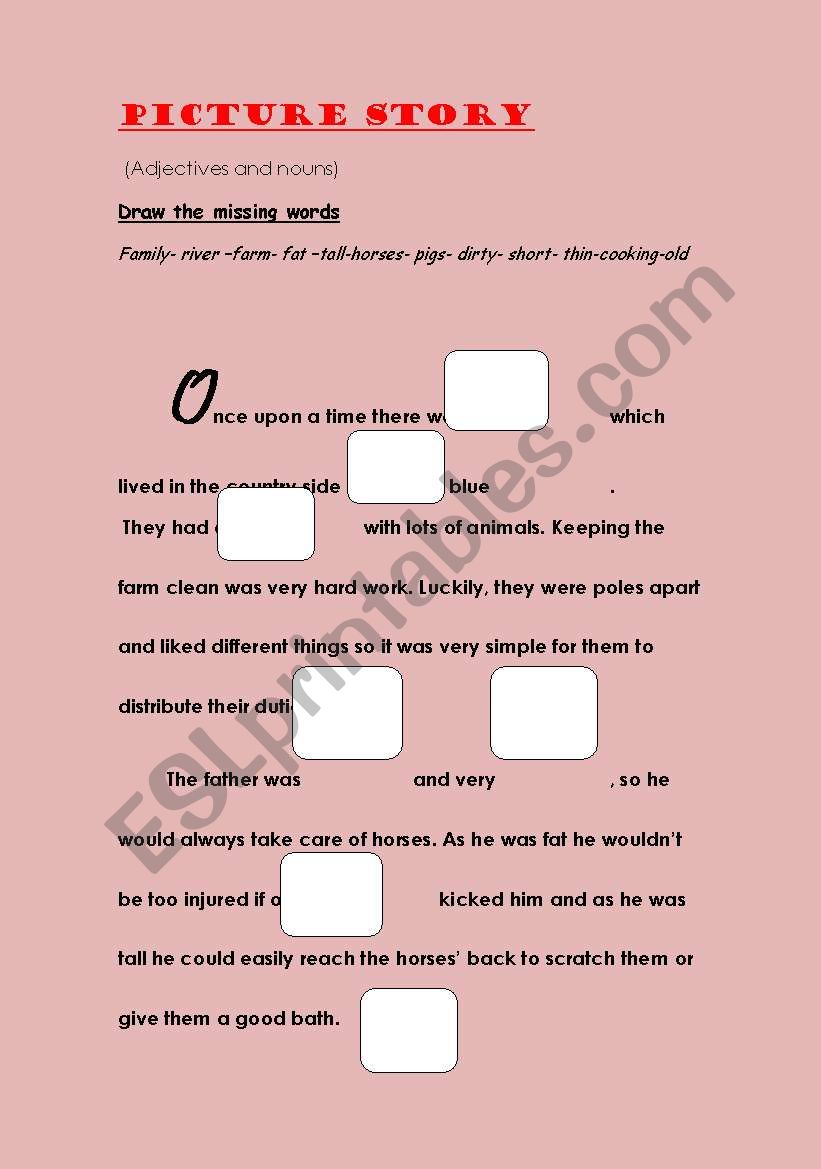 Picture Story worksheet
