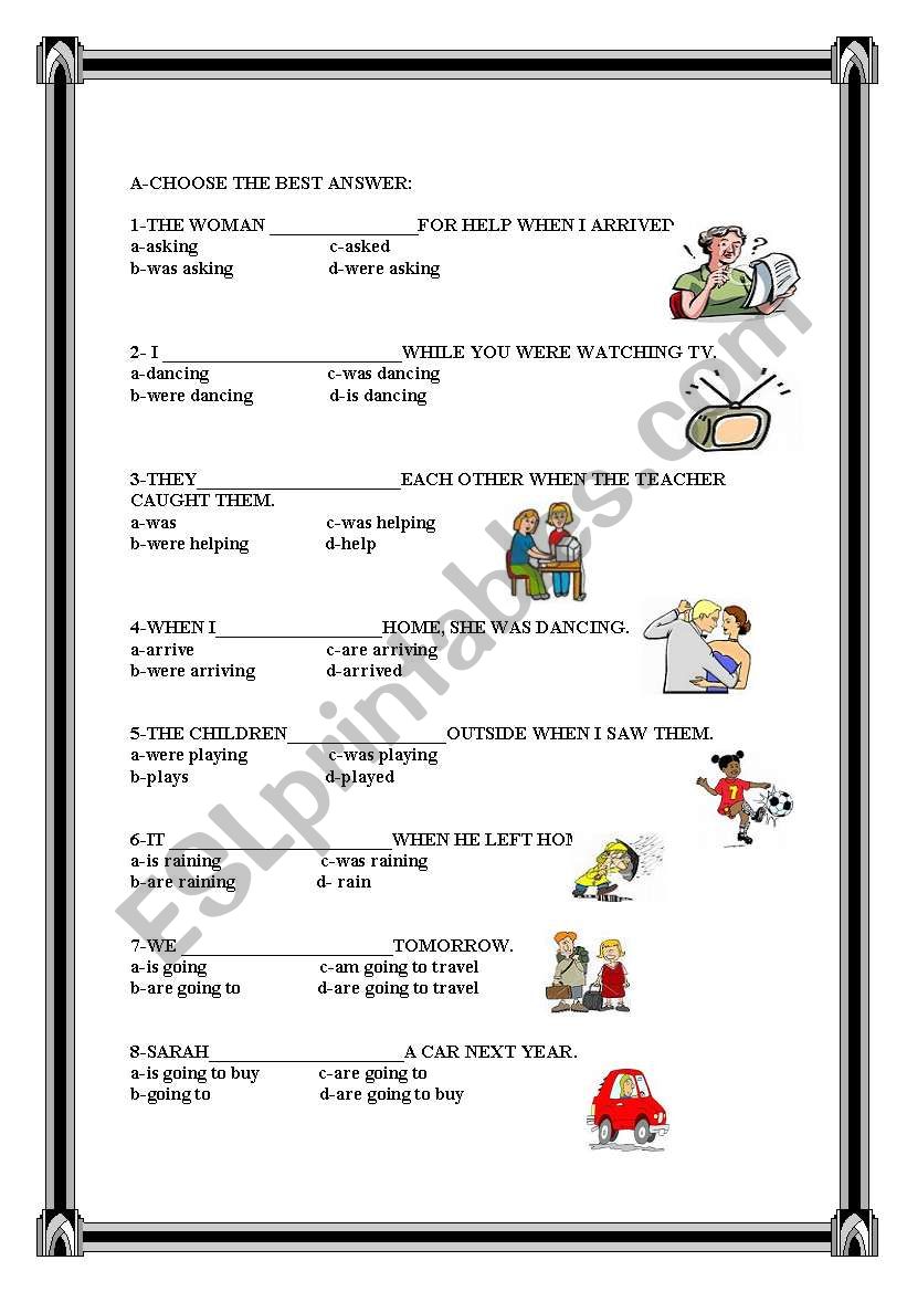 MULTIPLE CHOICE worksheet