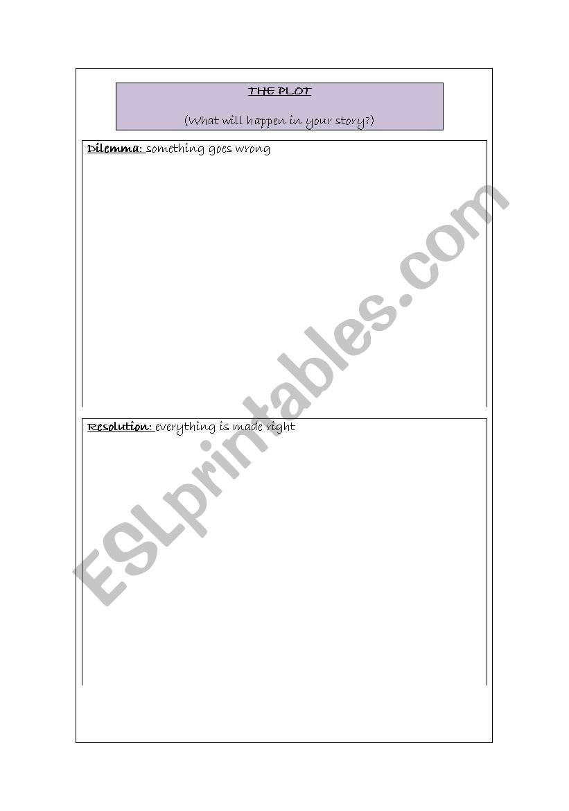 storyprompters worksheet