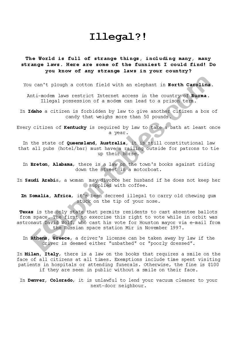 English Worksheets Illegal english-worksheets-illegal