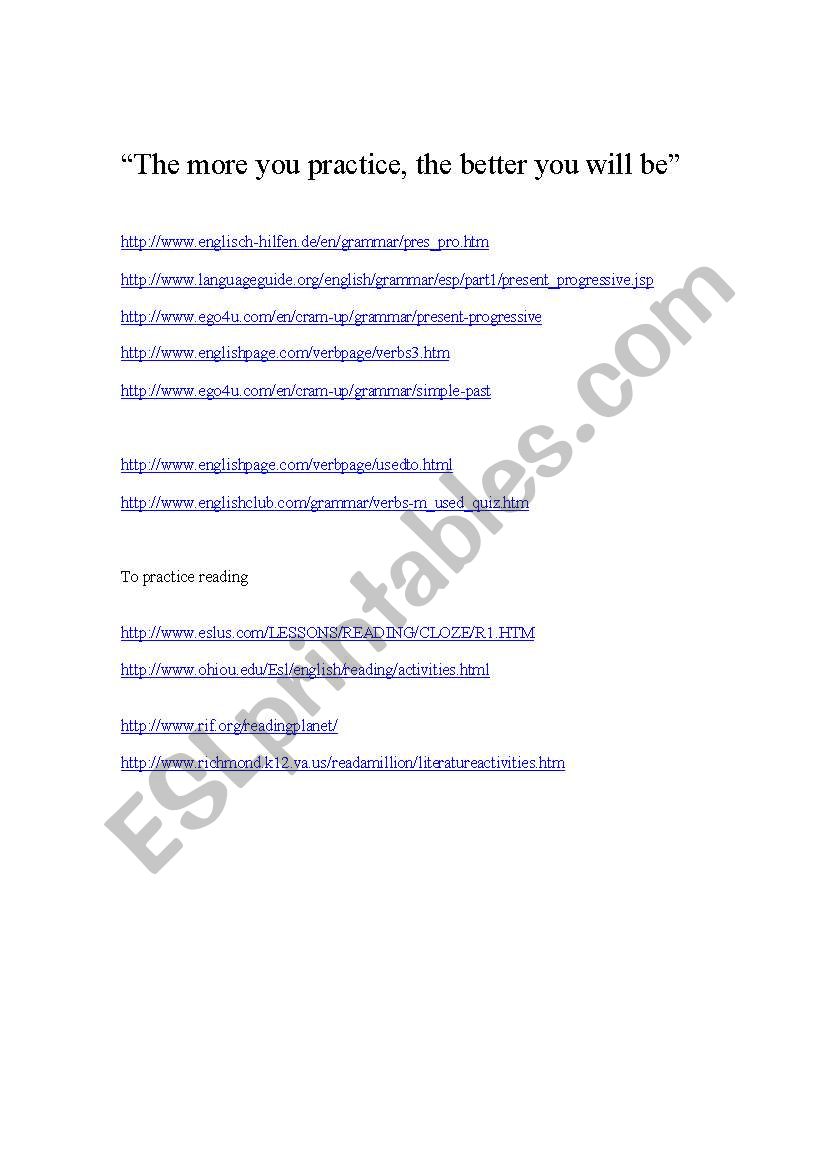 classroom worksheet