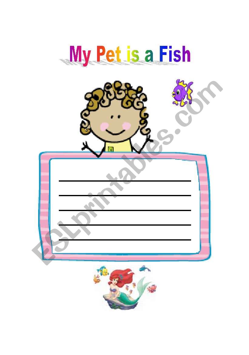my pet is a fish worksheet