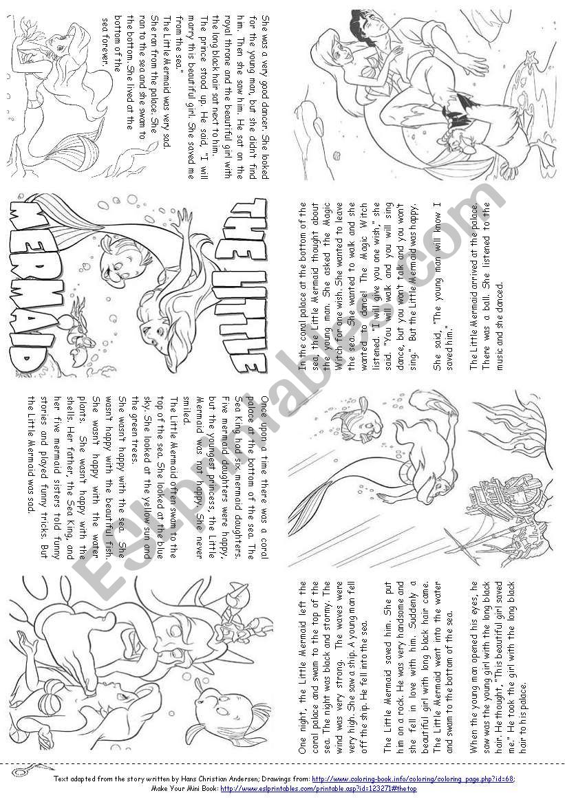 The Little Mermaid (Story Mini Book)