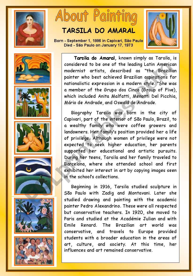 About Painting - Tarsila do Amaral