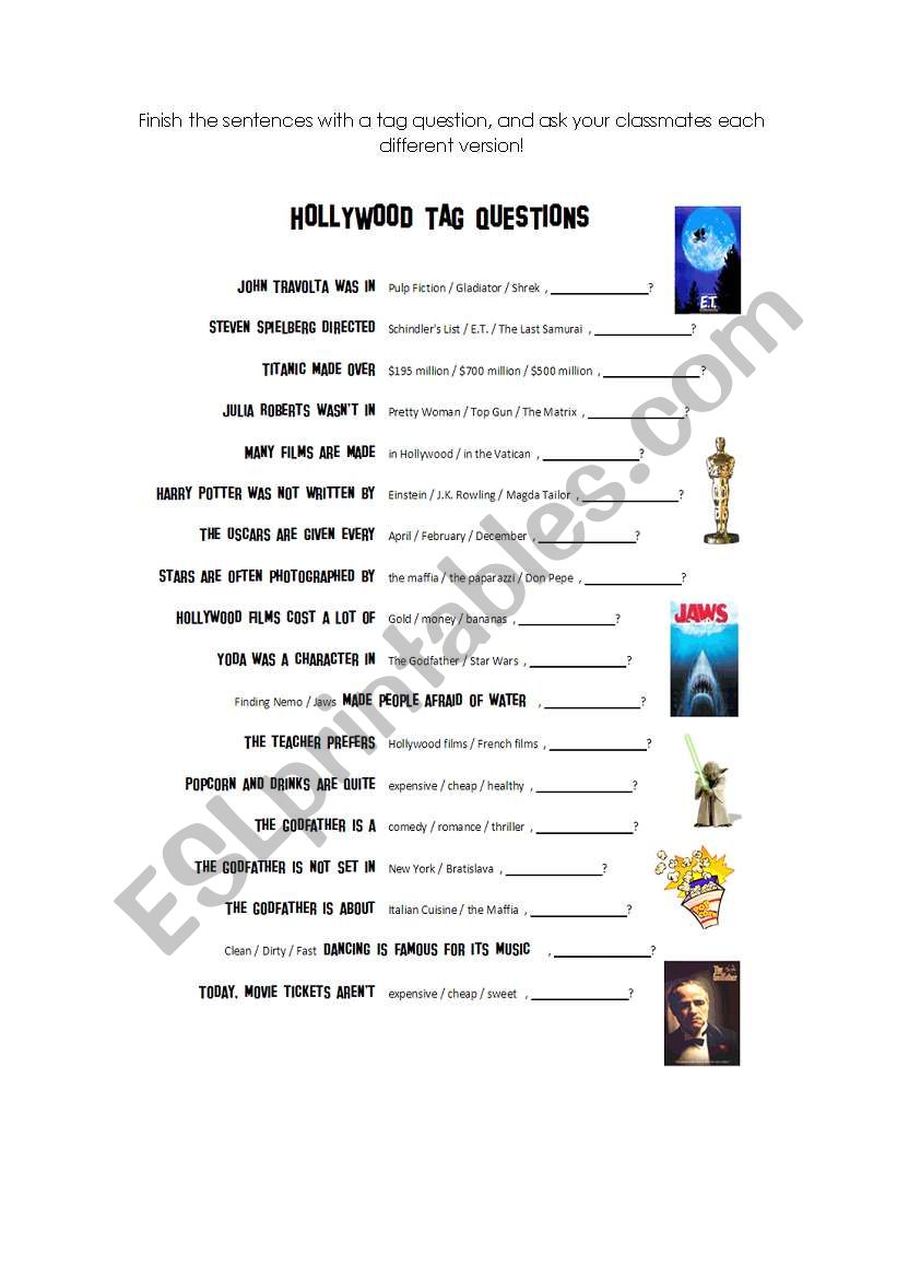 hollywood-tag-questions-esl-worksheet-by-tom-z