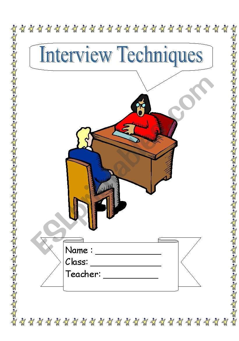 Interview Techniques (5 lesson workbook)