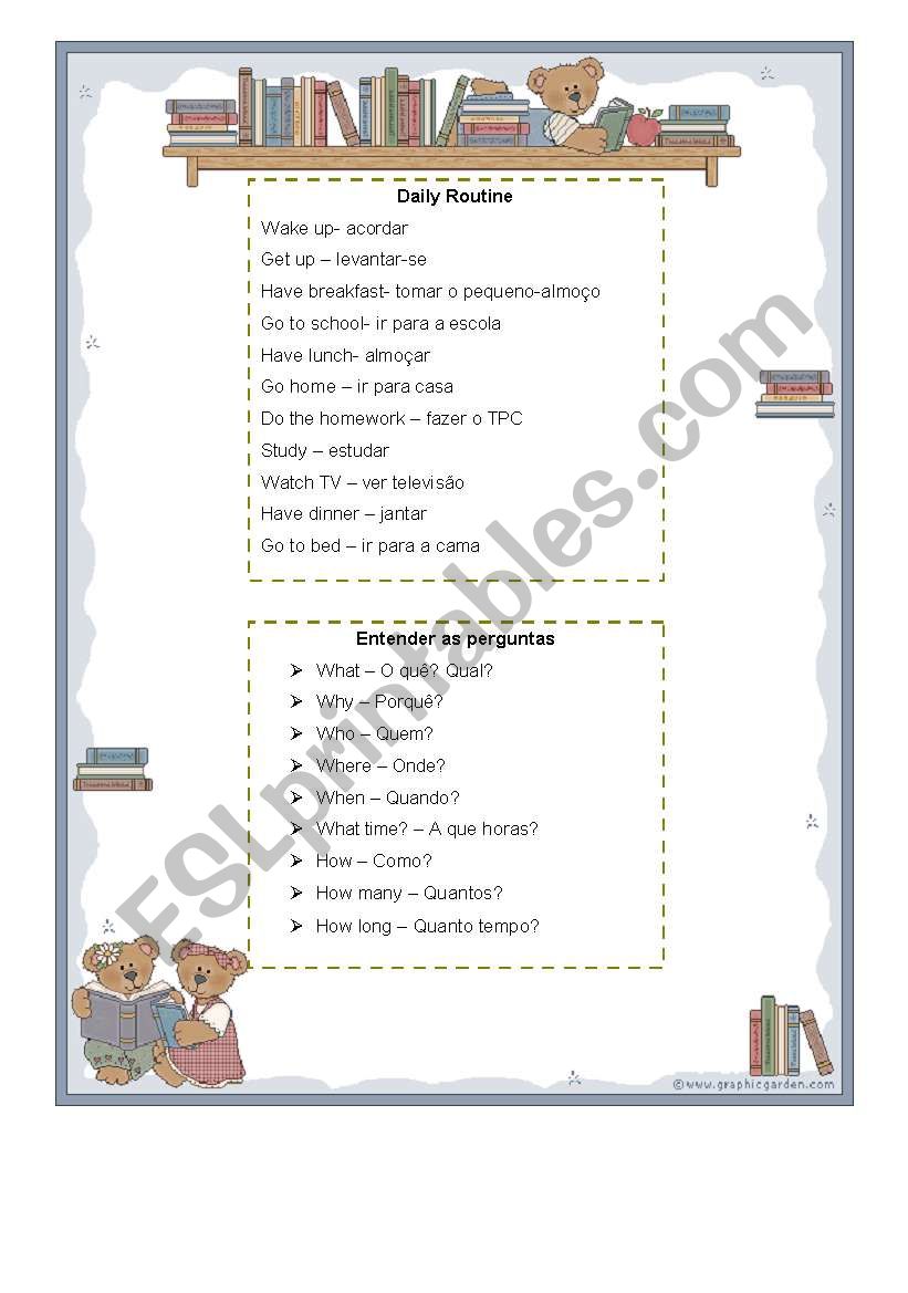 present simple worksheet