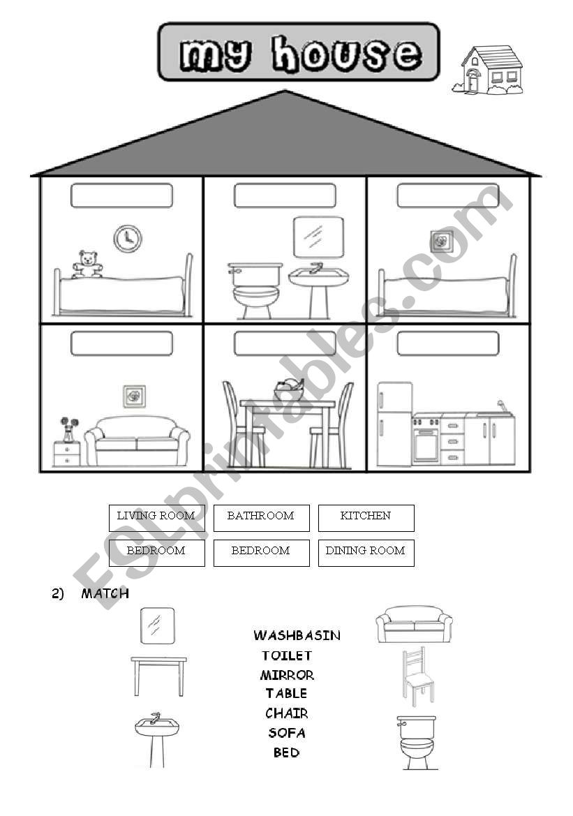 My house worksheet