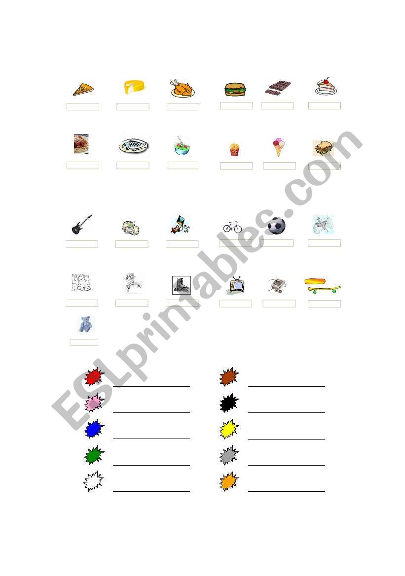 Exercises elementary worksheet