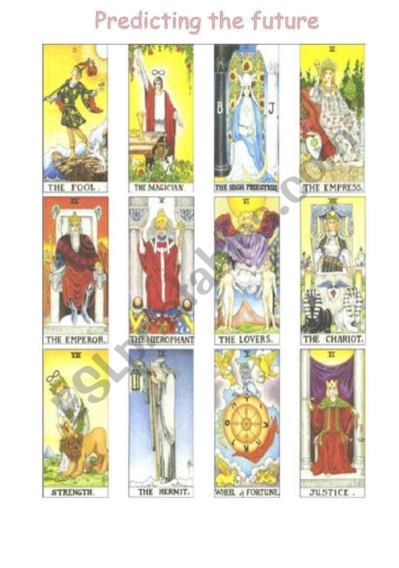 Predicting the future - Tarot reading game