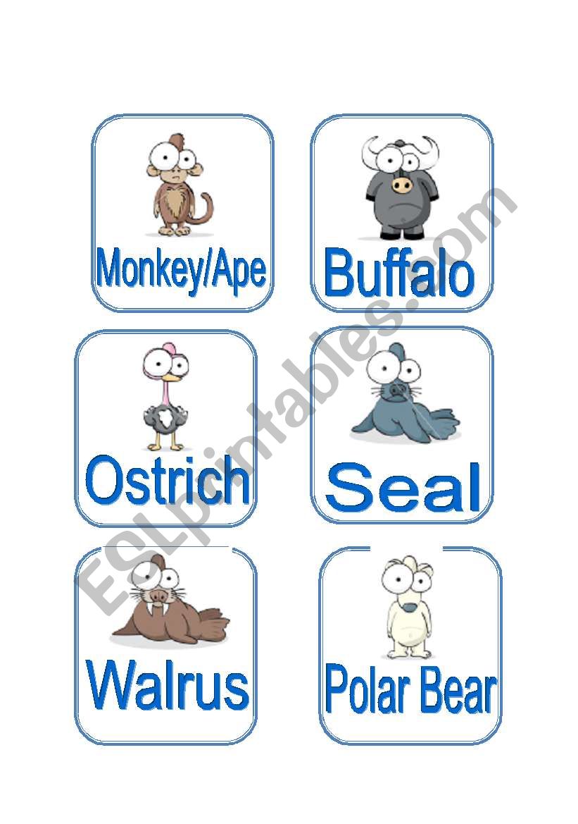 Animals (2/3) worksheet