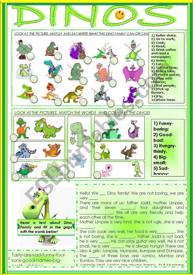 DINOS!!! LEARN SOME ENGLISH WITH THOSE LOVELY CREATURES (Not so serious magic series!) part 5