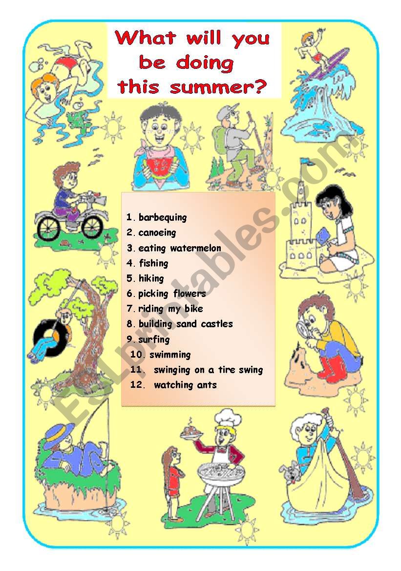 What will you be doing this summer?