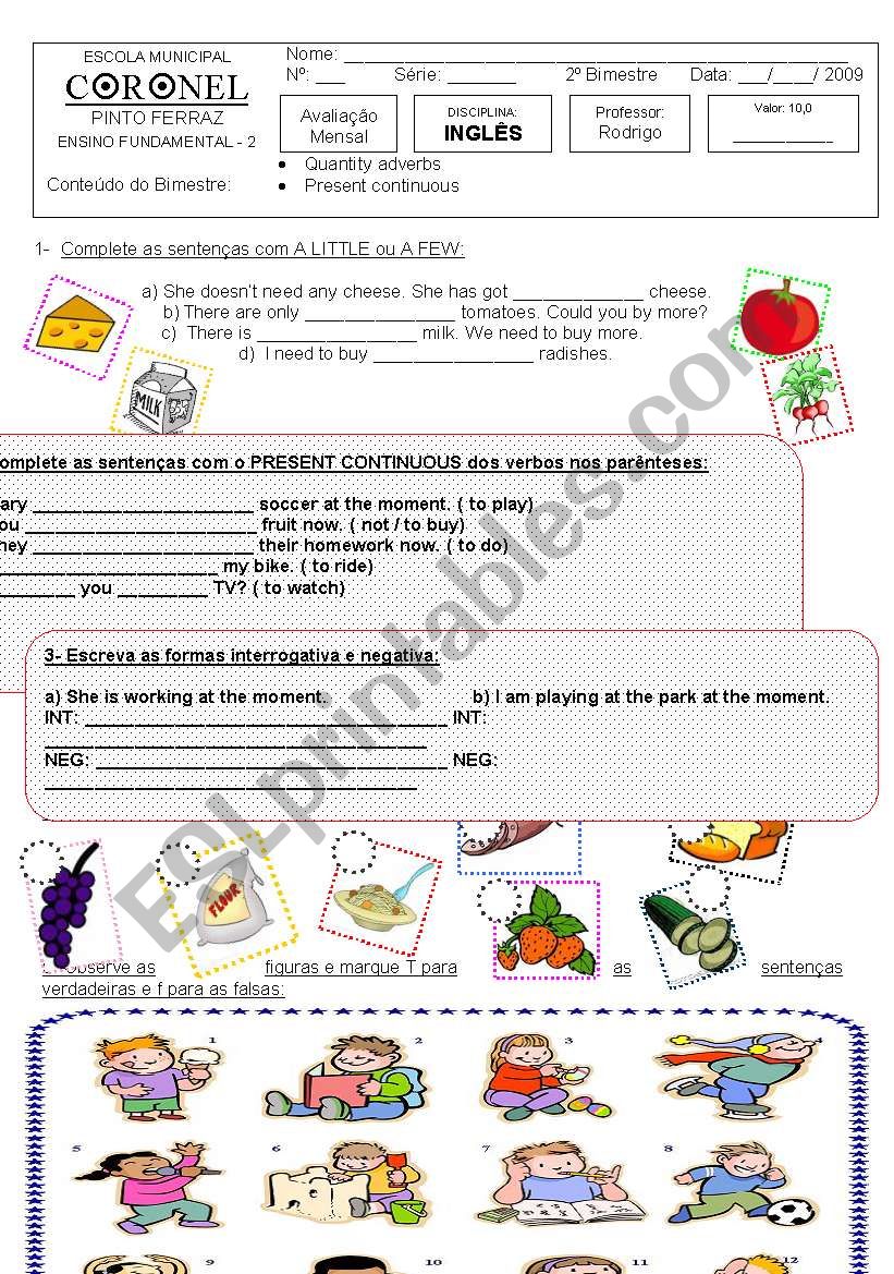 text 6 th grade worksheet