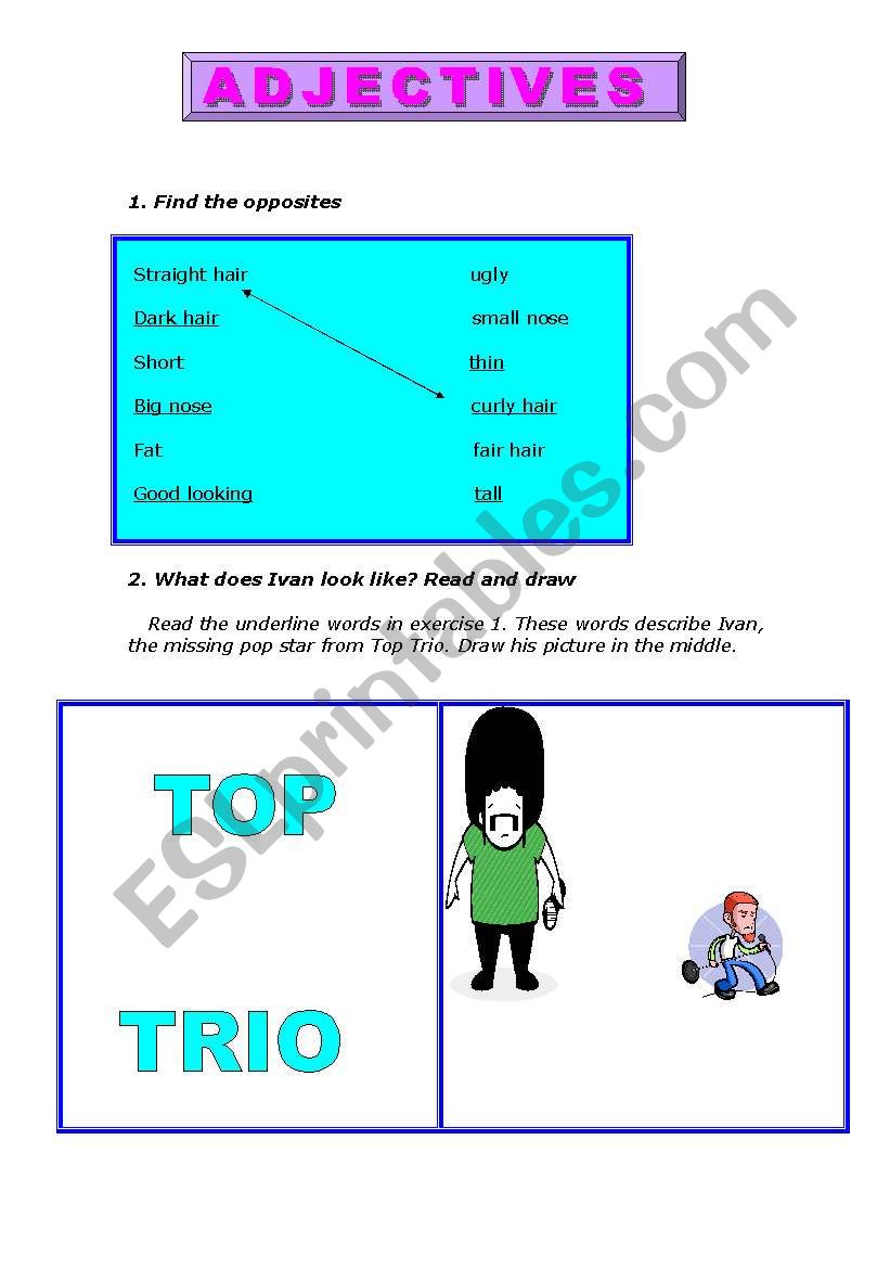 ADJECTIVES  worksheet