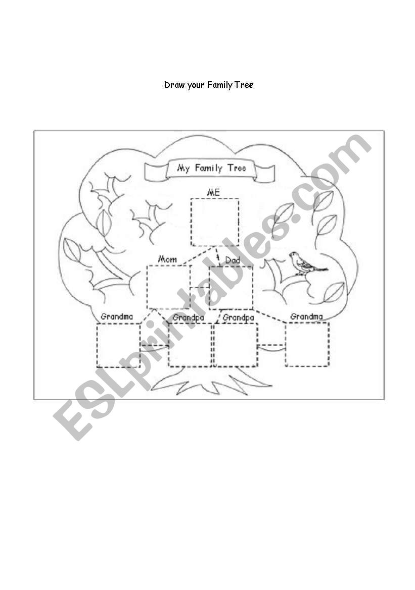 Family Tree worksheet