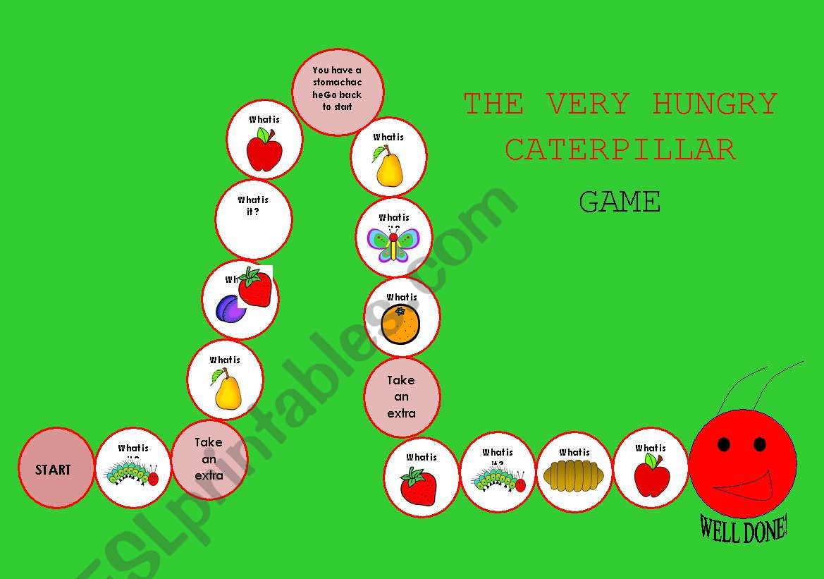 THE VERY HUNGRY CATERPILLAR board game