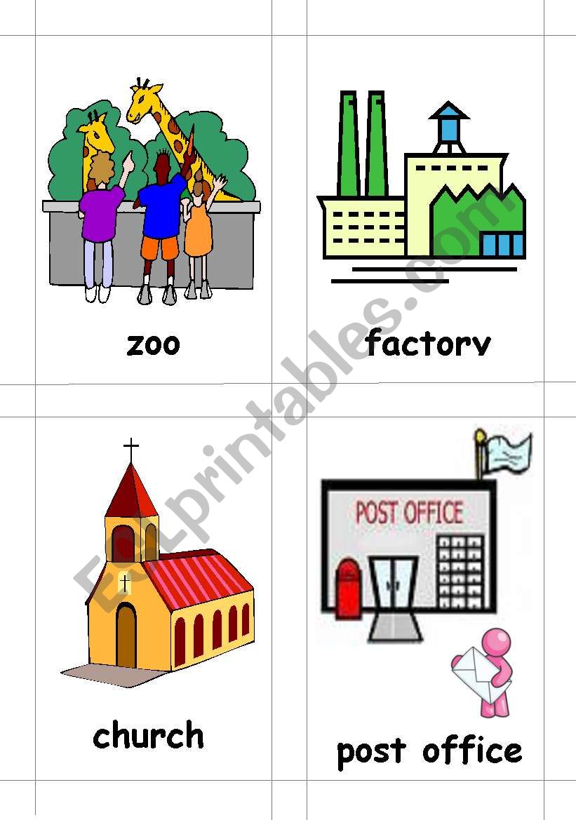 Places 2 worksheet