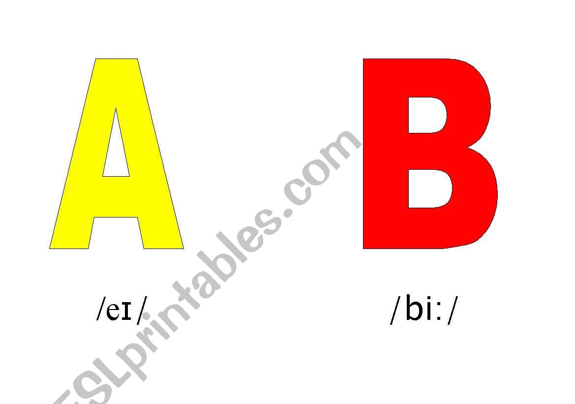 The Alphabet worksheet