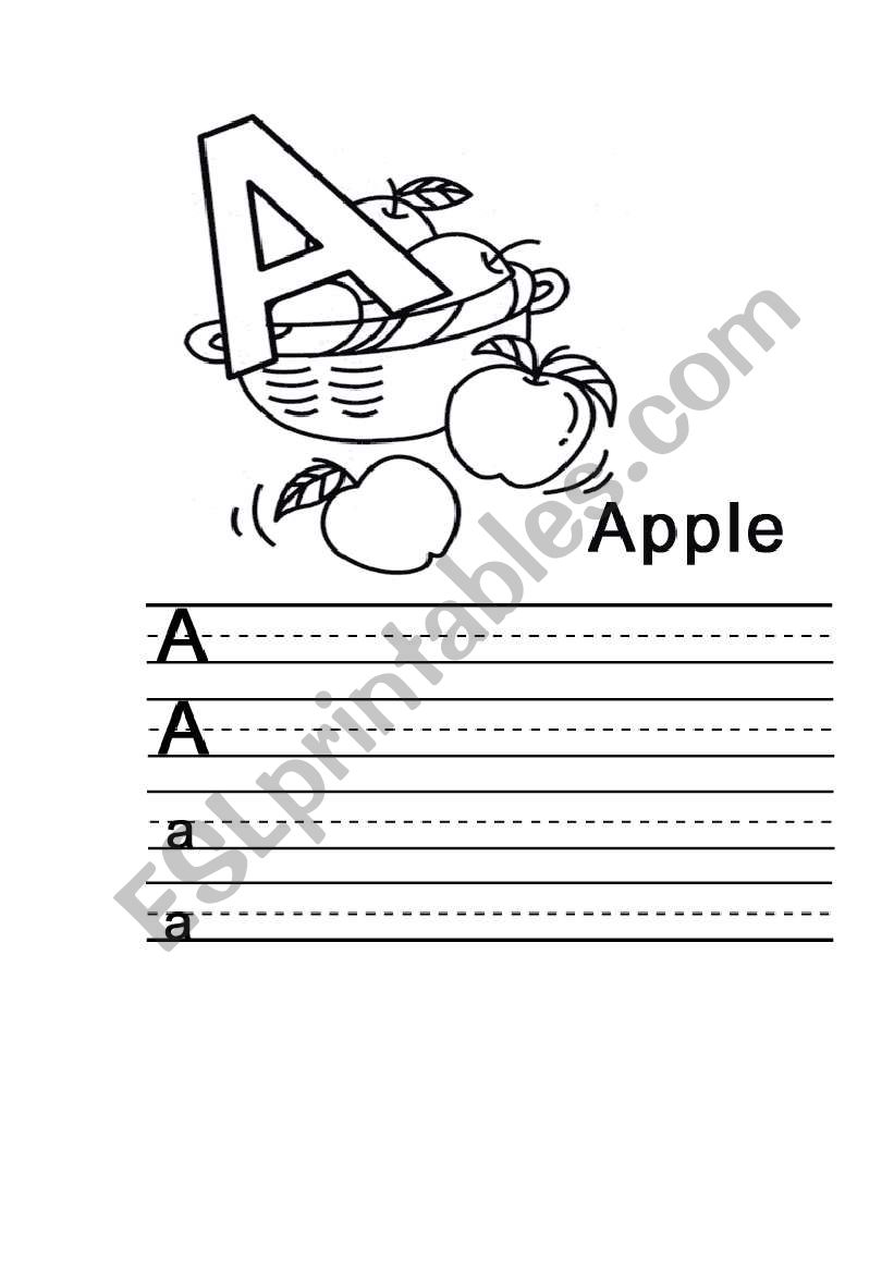 ENGLISH ALPHBET worksheet