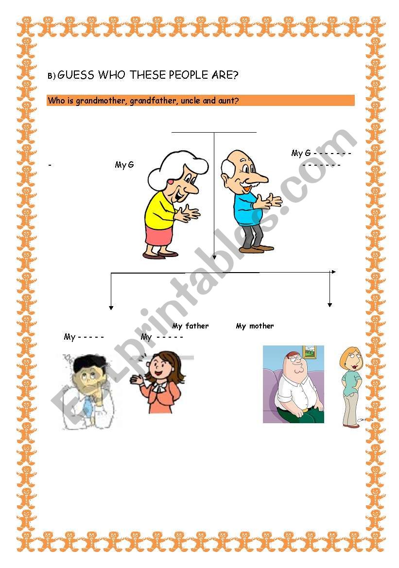 family tree worksheet