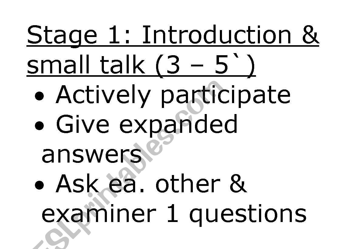 New ECPE oral test worksheet