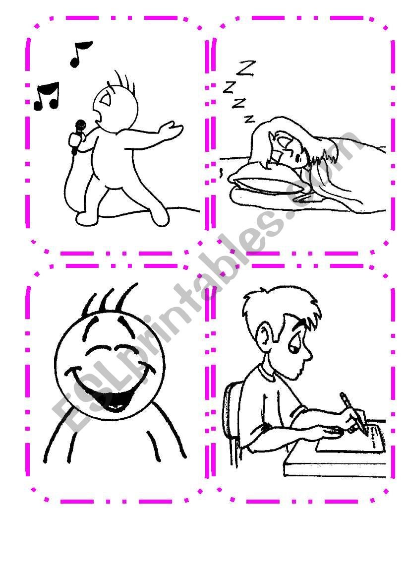 Action Verbs worksheet