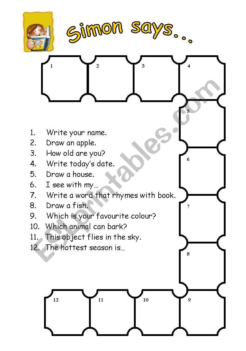 read and do worksheet