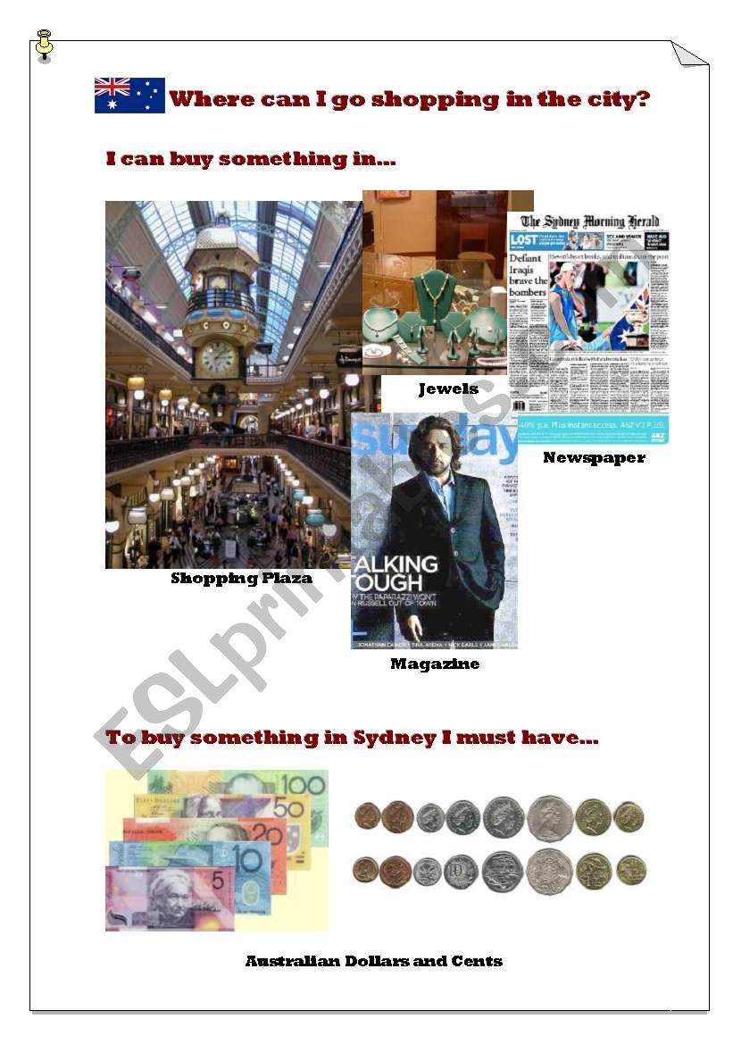 Where can I go shopping in Sydney?(4)