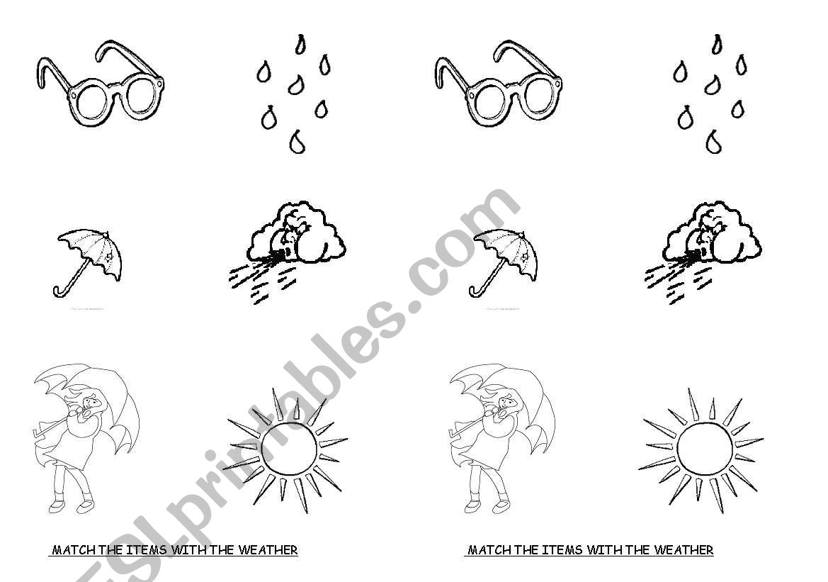 WEATHER worksheet