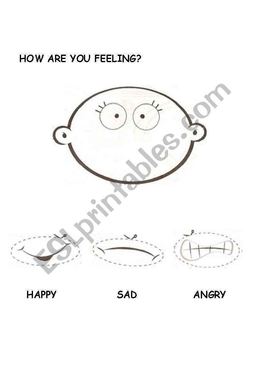 emotions worksheet