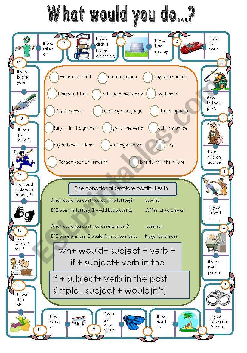 conditional dominoes worksheet