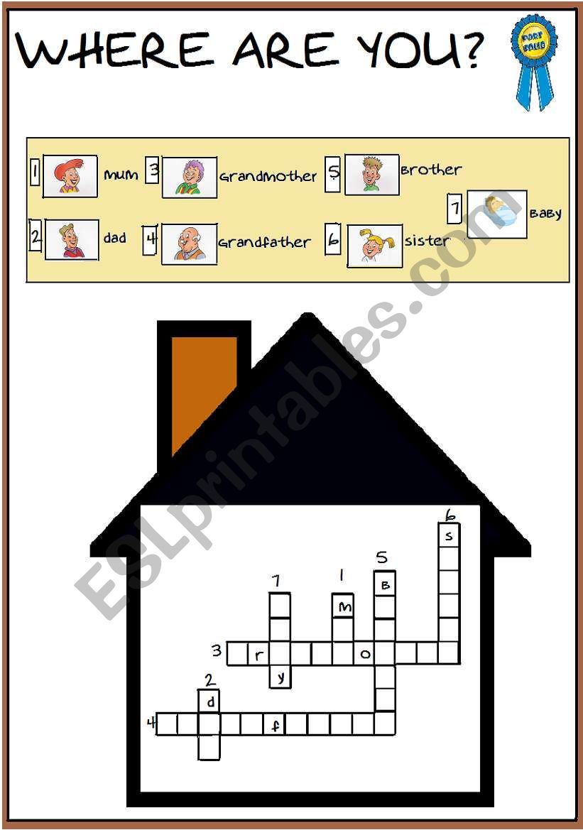 Where are you? worksheet