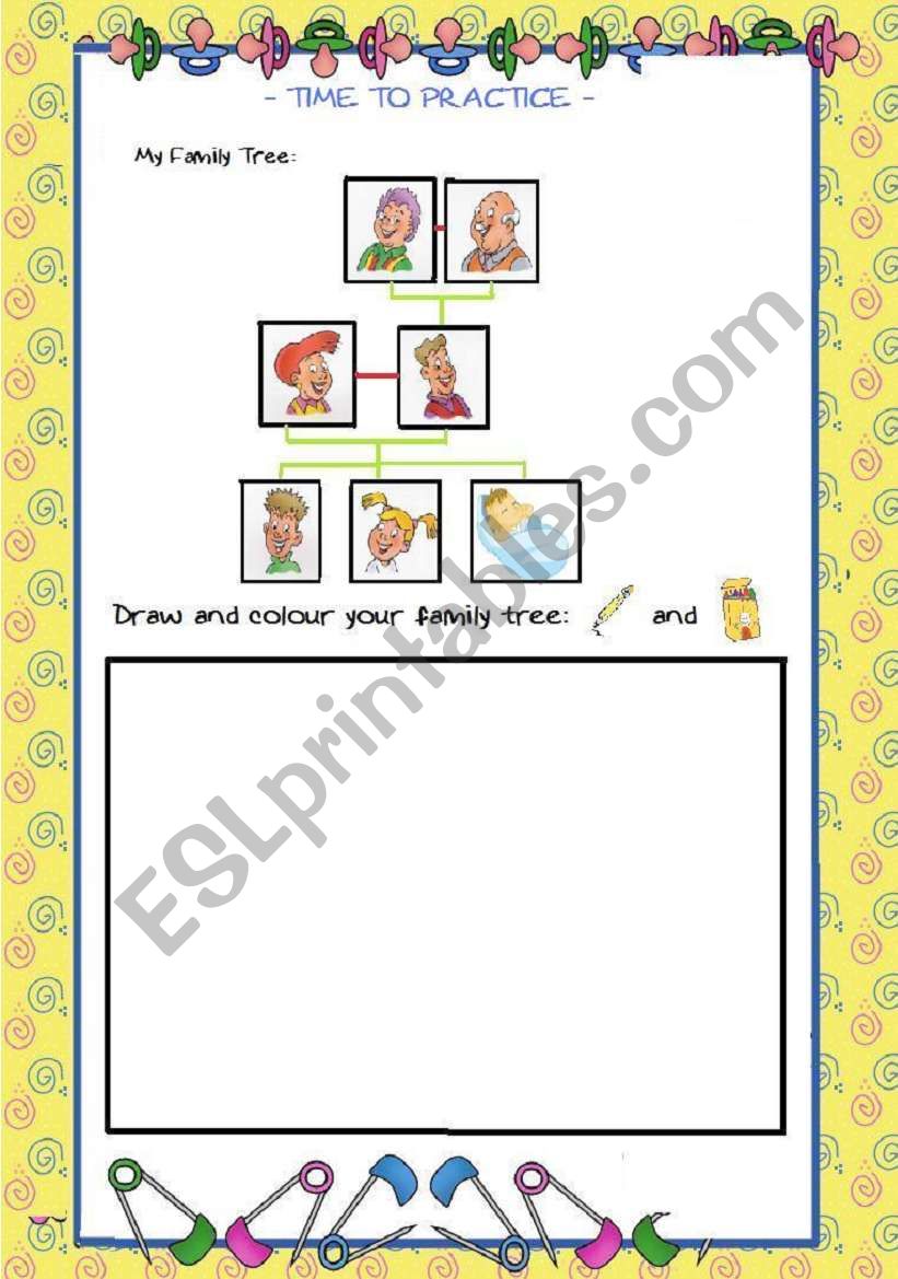 The family tree worksheet