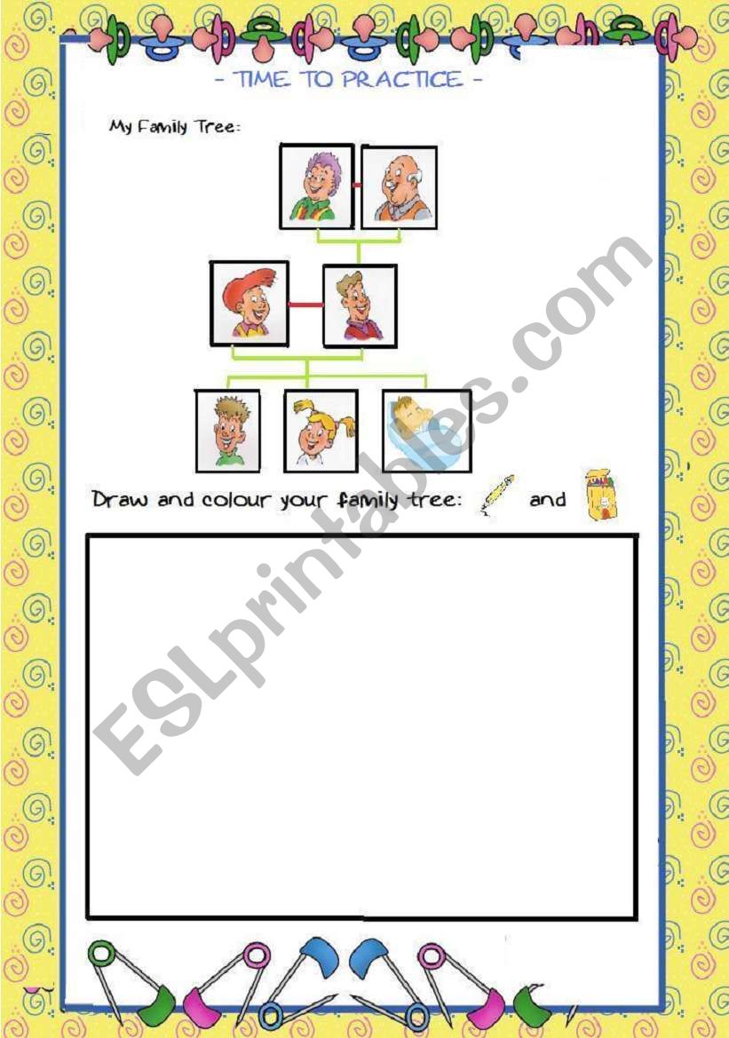 The family tree worksheet