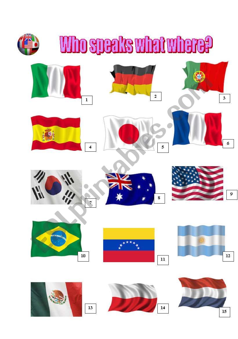COUNTRIES, NATIONALITIES AND LANGUAGES COUNTRIES, NATIONALITIES AND LANGUAGES