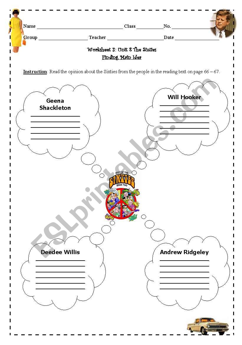 Main idea worksheet